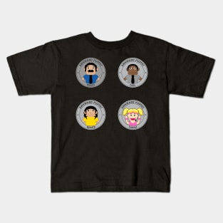 MEET AWKWARD PUPPETS STICKERS Kids T-Shirt